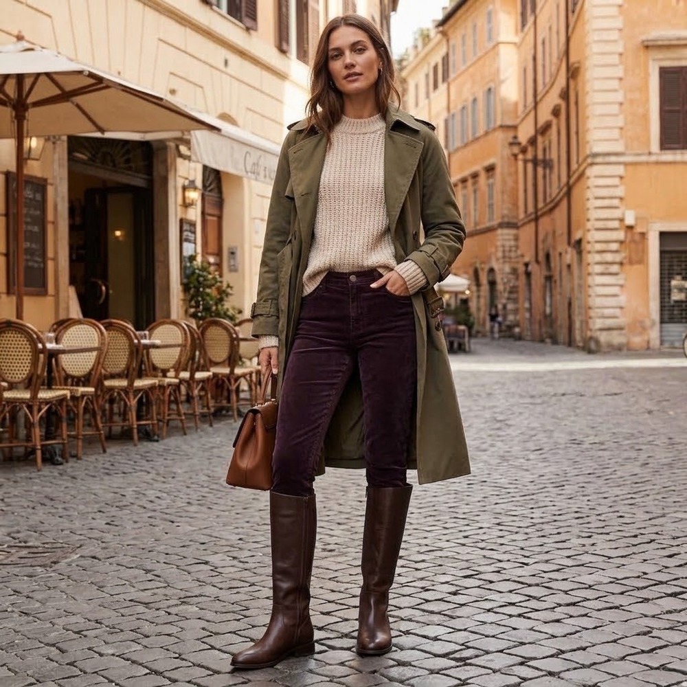 AG Anthropologie High-Rise Stevie Ankle Skinny Velvet Pants Plum- tall boot pant